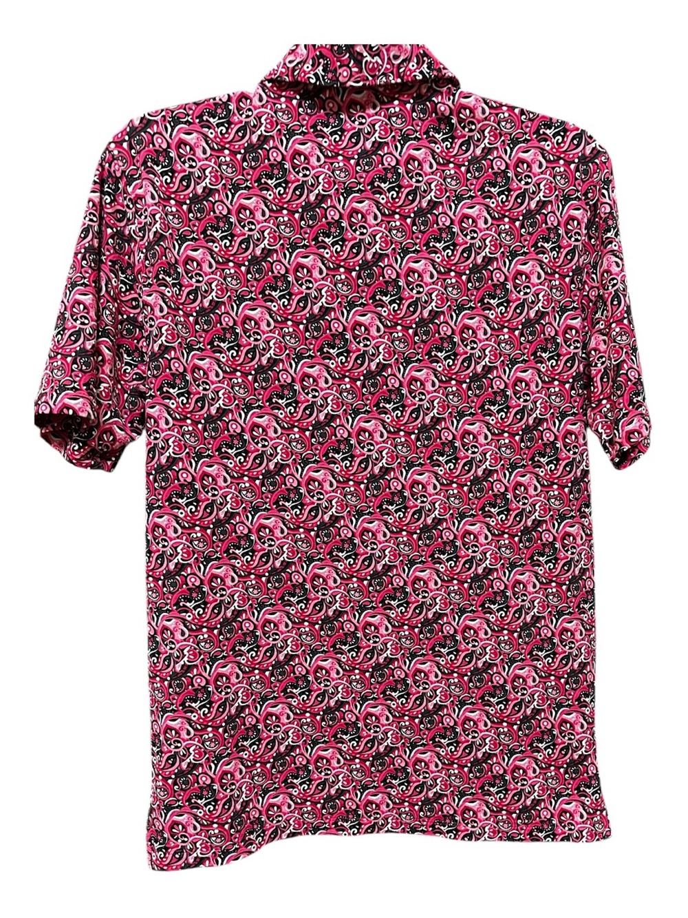 IBKUL Pink Paisley Short-Sleeve Button-Down Shirt - Picture 4 of 7